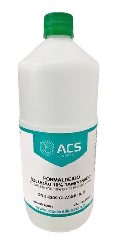 Formaldeído Tamponado Solução 10% - 2 Litros 0