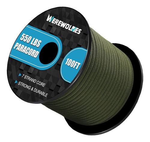 Hombres Lobo 550lb Paracord / Cuerda De Paracaídas - Cuerda 0