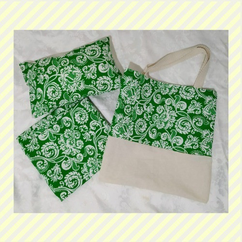 Lona Playera + Almohadita + Bolso Kit Verano 1