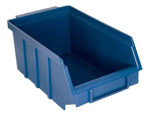 Kit 88 Caixa Box Gaveteiro Industrial Bin Azul N°4 9x13x19cm 1