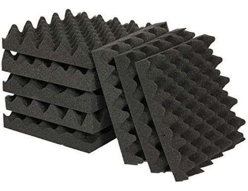 6 Pack Egg Crate Foam Cushion 2  Thick 12  W X12  L Paneles 0