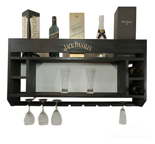 Vinoteca Caba Bodega Colgante De Madera 0