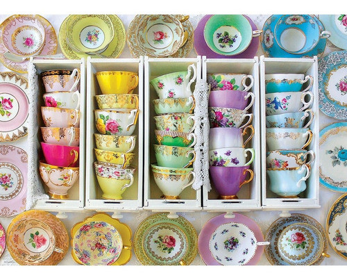 Puzzle 1000 Piezas Tea Cup Boxes - Eurographics 1