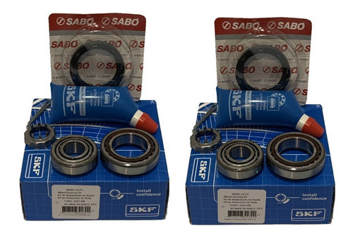 2 Kits Rulemanes Rueda Trasera Skf Volkswagen Saveiro 0