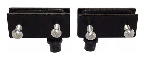 Bisagra Metálica Pivot Negro Puerta Vidrio Mueble Vidriera 0