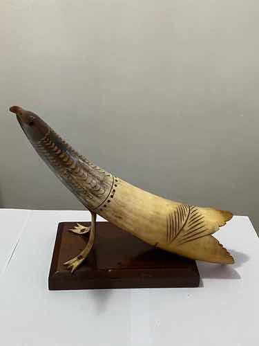 Antigo Chifre De Boi Decoração 0