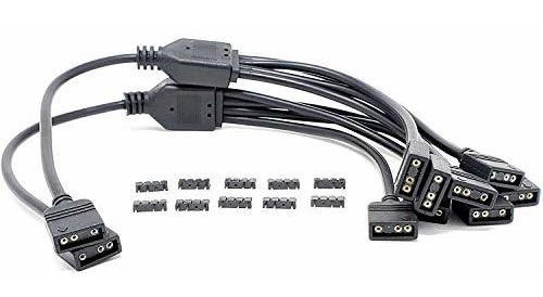 Micro Conectores Direccionables Rgb 1 A 4 Cable Divisor - 30 0