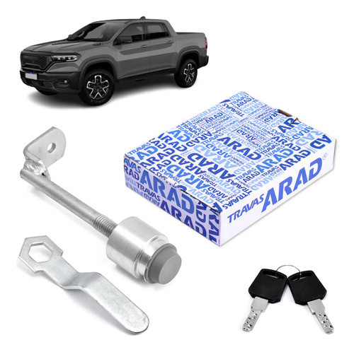 Trava Estepe Antifurto Roda Pneu Rampage Laramie 2023 2024 0