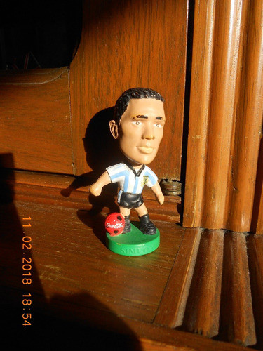 Muñequito Cabezon Coca Cola - Simeone - Mundial Francia 98 0