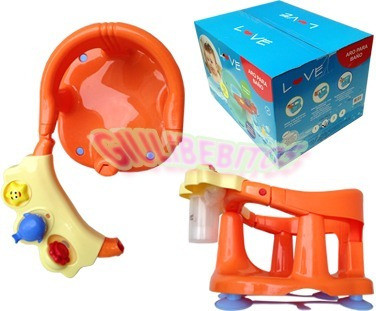 Aro De Baño Love 301 + Burbujero + Juegos + Sopapa + Naranja 1
