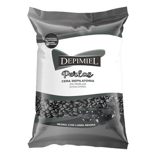 Cera En Perla Depilatoria Depimiel Negra 800gr 0