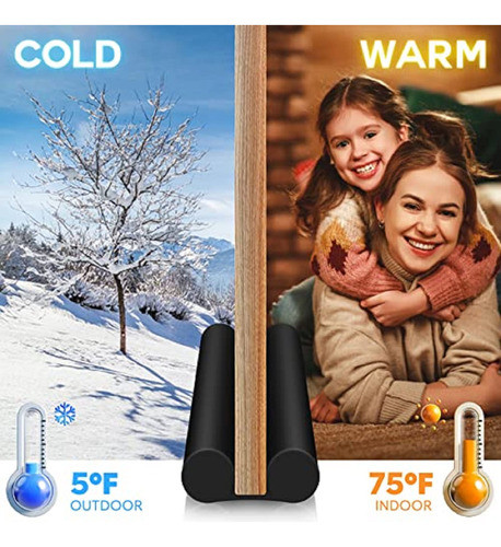 Burlete Para Puertas Pequeñas De Hasta 91 Cm. - Negro 1