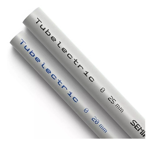 Caño Luz Pvc 40mm (1 1/2) Genrod Sistelectric X Unidad Mts 0