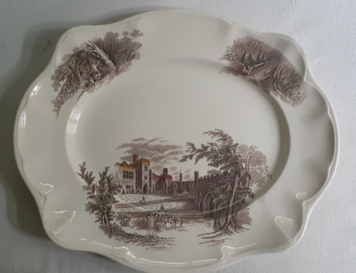 Bandeja Para Servir, Loza Jhonson Bros, 1