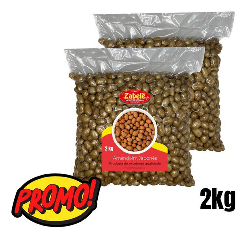 2kg De Amendoim Japonês - Fonte De Gorduras Boas 0