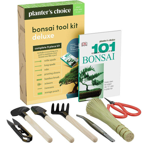 Kit Bonsai Premium Libro Y Herramientas 0