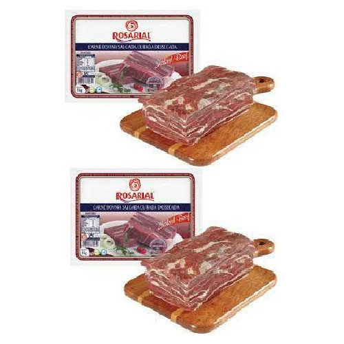 Kit 2 Carne Seca Suína Rosarial 1 Kg 0