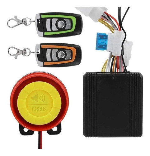 Alarme Ignição Partida Controle Remoto Para Moto Universal 0