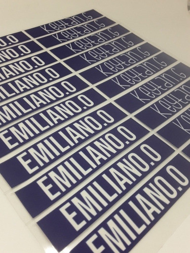 Etiquetas Escolares Para Ropa Y Plástico 1