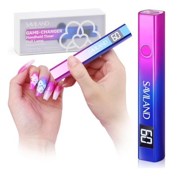Luz Uv Inalambrica Para Nail Art  Usb De Mano Portatil 0