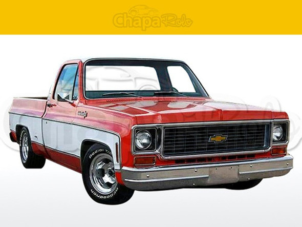 Aro De Faro P/ Chevrolet Pick-up 74 75 76 77 78 79 80 Imp Iz 1