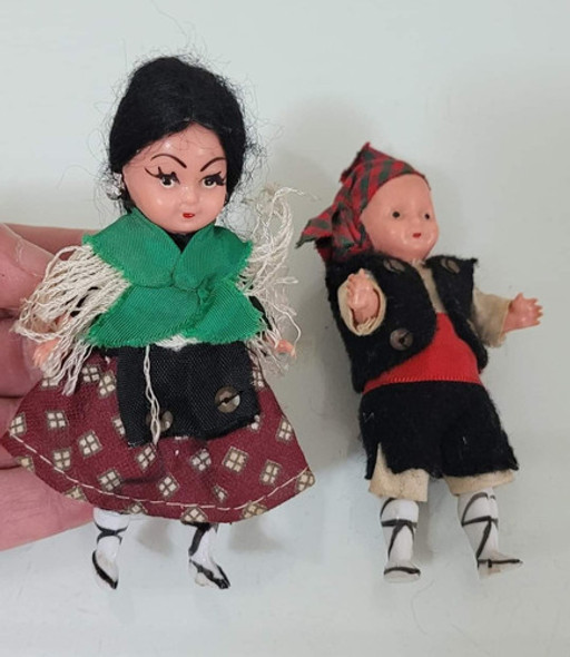 Antiguo Muñeco Miniatura Regional Español Coleccion Arte Dec 0