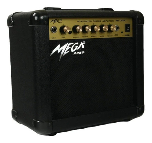 Caixa Amplificada Mega Ml-20r 20w Para Guitarra Bivolt 0
