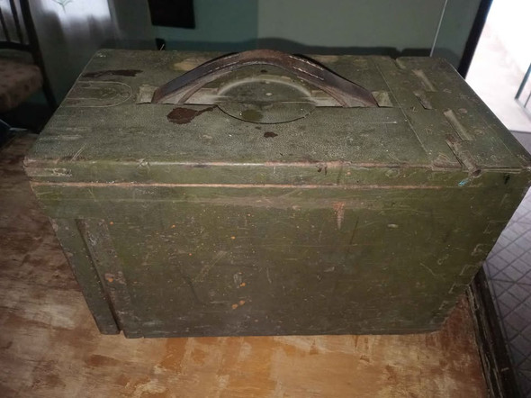 Mercedes-Benz WWII Ammunition Box | Vintage Military Storage | Authentic WWII Collectible