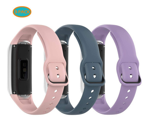 Malla Para Reloj Samsung Galaxy Fit Sm-r370 (azul Rosa Lila) 0