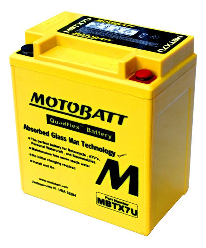 Bateria Motobatt Quadflex Yamaha R 3 350 Cc 0