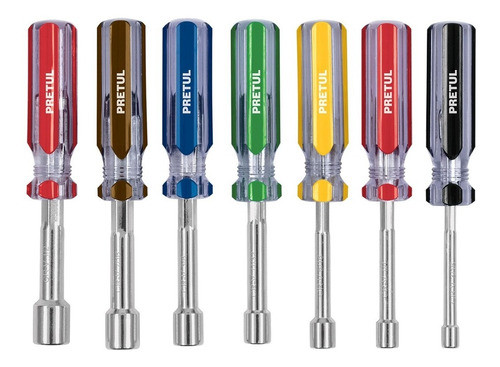 Set 7 Destornilladores Cuadrante Hexagonal Pretul 21420 0