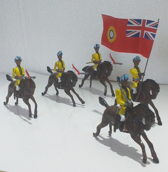 Soldados Plomo-caballería Hindú -54 Mm 1