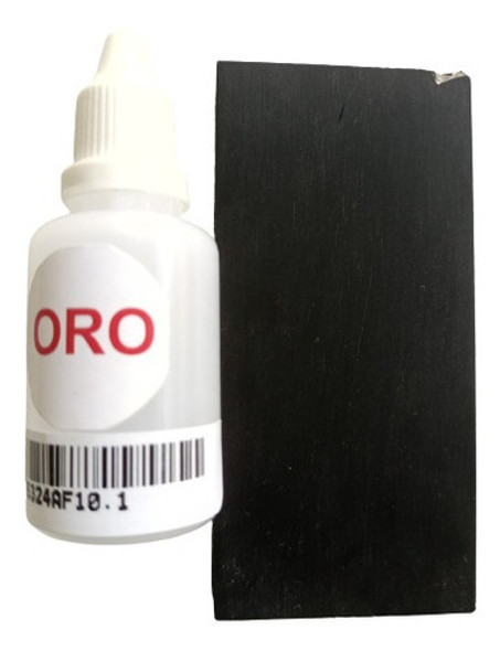 Piedra De Toque Mínimo Detalle + Ácido Oro 0