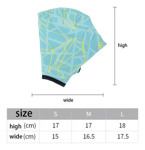 Luvas De Natação De Nylon Ajustáveis Para Verde S 1