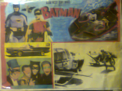 Batman Contra Todos Adam West Lobby Card Repro Retro Kxz 0