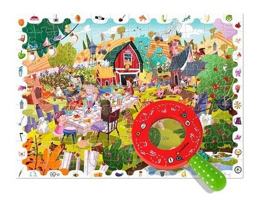 Detective Puzzle La Granja 108 Piezas - Ludattica 1