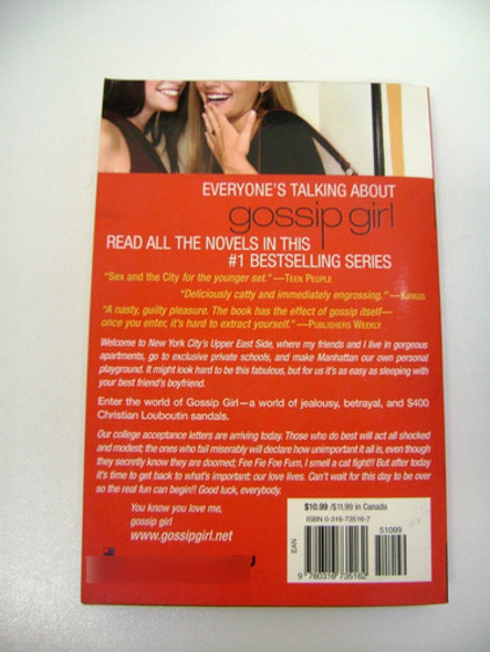 You´re The One That I Want Gossip Girl Ziegesar Ingles Boedo 1
