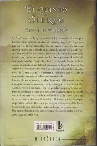 El Quinto Siervo. K Wishnia. Buen Estado. Centro/congreso 1