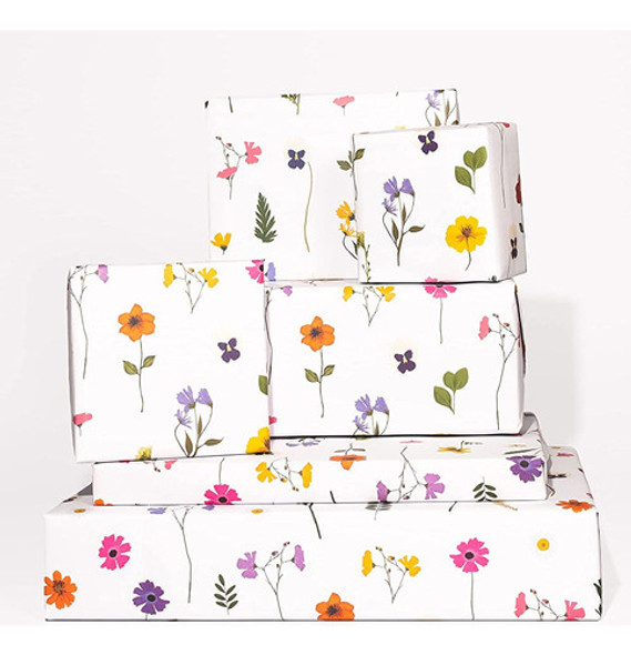 ~? Central 23 - Papel De Regalo Floral - Envoltura De Regalo 0