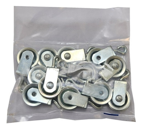 12 Roldana Chapa 32 Mm Tender Polea Pasteca Soga 3 A 7mm Sgr 0