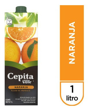 Pack X 3 Unid Jugo  Naranja 1 Lt Cepita Jugos P/beber 1