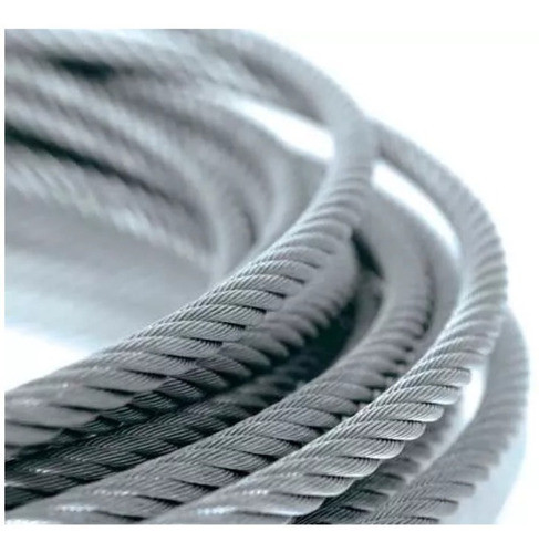 Cable De Acero Galvanizado Flexible 6x7 +1 Ø 6mm Rollo X 50m 1