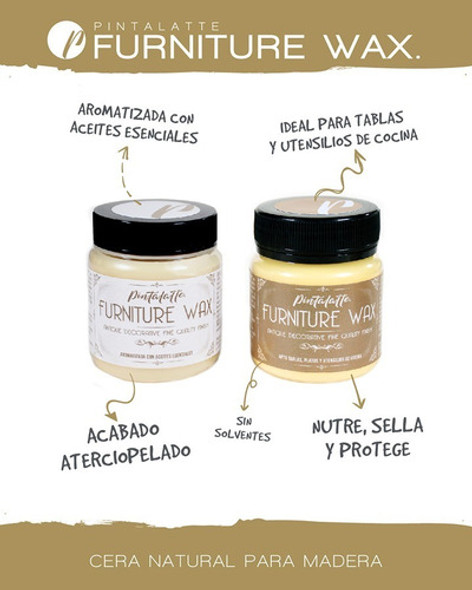 Cera Orgánica Premium Aromatizada - Pintalatte Furniture Wax 1 Cera Orgánica Premium Aromatizada - Pintalatte Furniture Wax 1