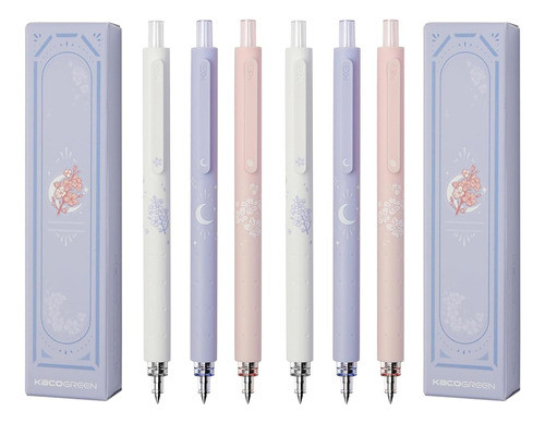 Bolígrafos De Gel Kaco Linda Papelería 6 Piezas Bolígrafos R 1