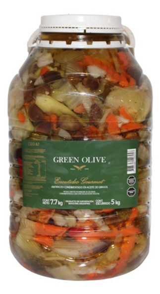Antipasto Condimentado En Aceite X 5kg Garrafa 0 Antipasto Condimentado En Aceite X 5kg Garrafa 0