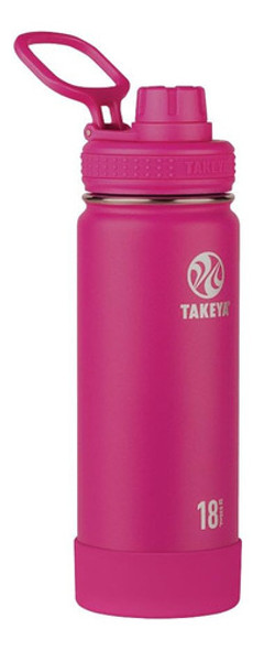 Takeya Actives Botella Agua Acero Inoxidable 18oz Fuschia 0 Takeya Actives Botella Agua Acero Inoxidable 18oz Fuschia 0