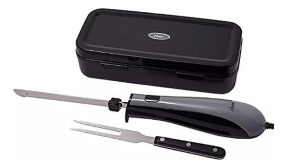 Cuchillo Eléctrico Oster Con Tenedor Para Trinchar Con Estuc 0