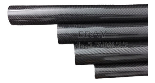 Rollo Envuelto Alta Calidad 3k Fibra De Carbono Tubo 26 Mm * 1
