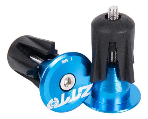 Tapon Manubrio Bicicleta Ztto Aluminio 22-24mm / Azul 0