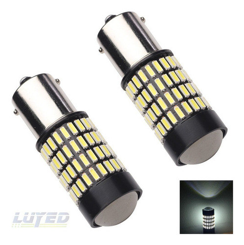 Luyed 2 × 1700lm Blanco 1156 4014 102-ex Chipsets Ba15s 1141 1